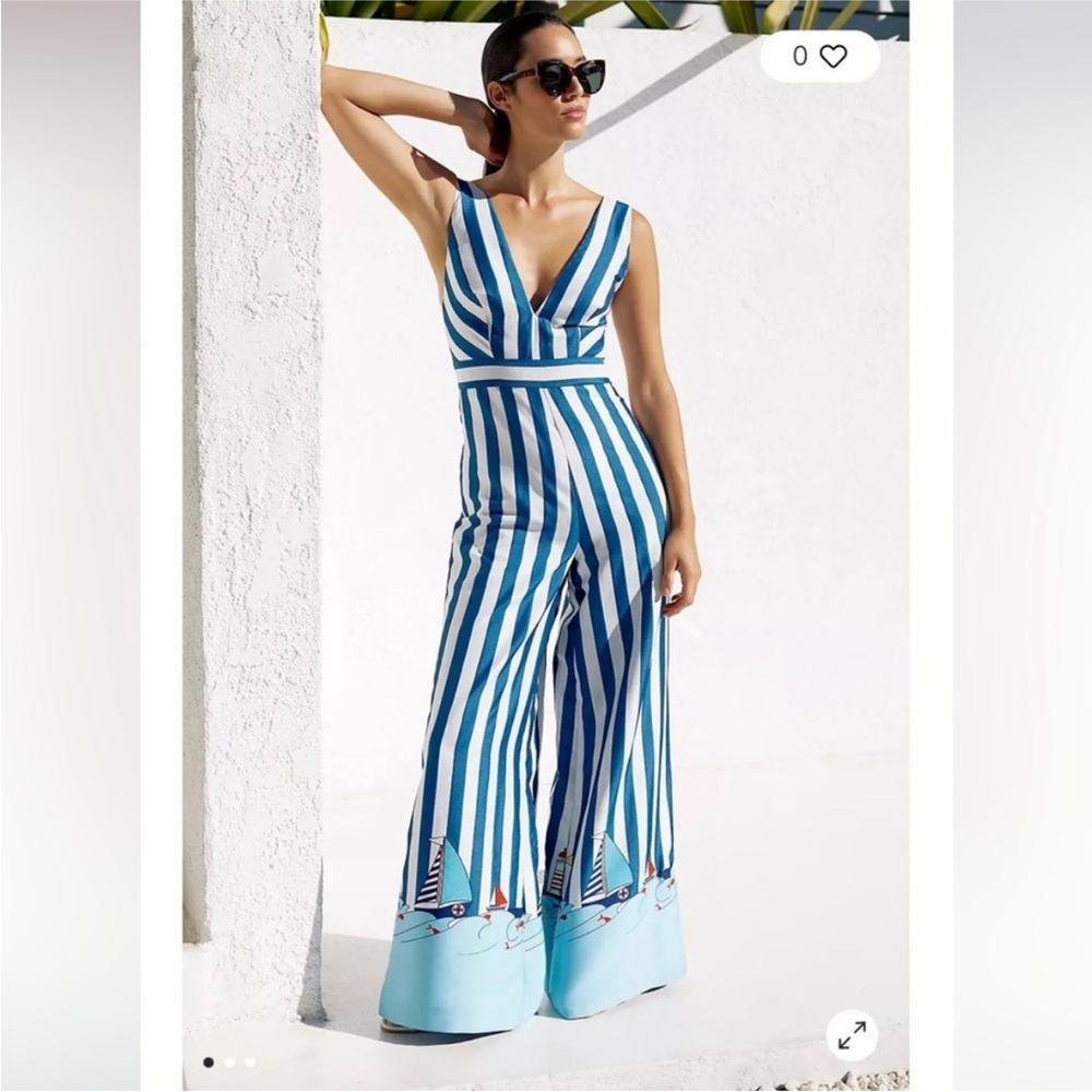 Beach side Emily in Paris jumpsuit